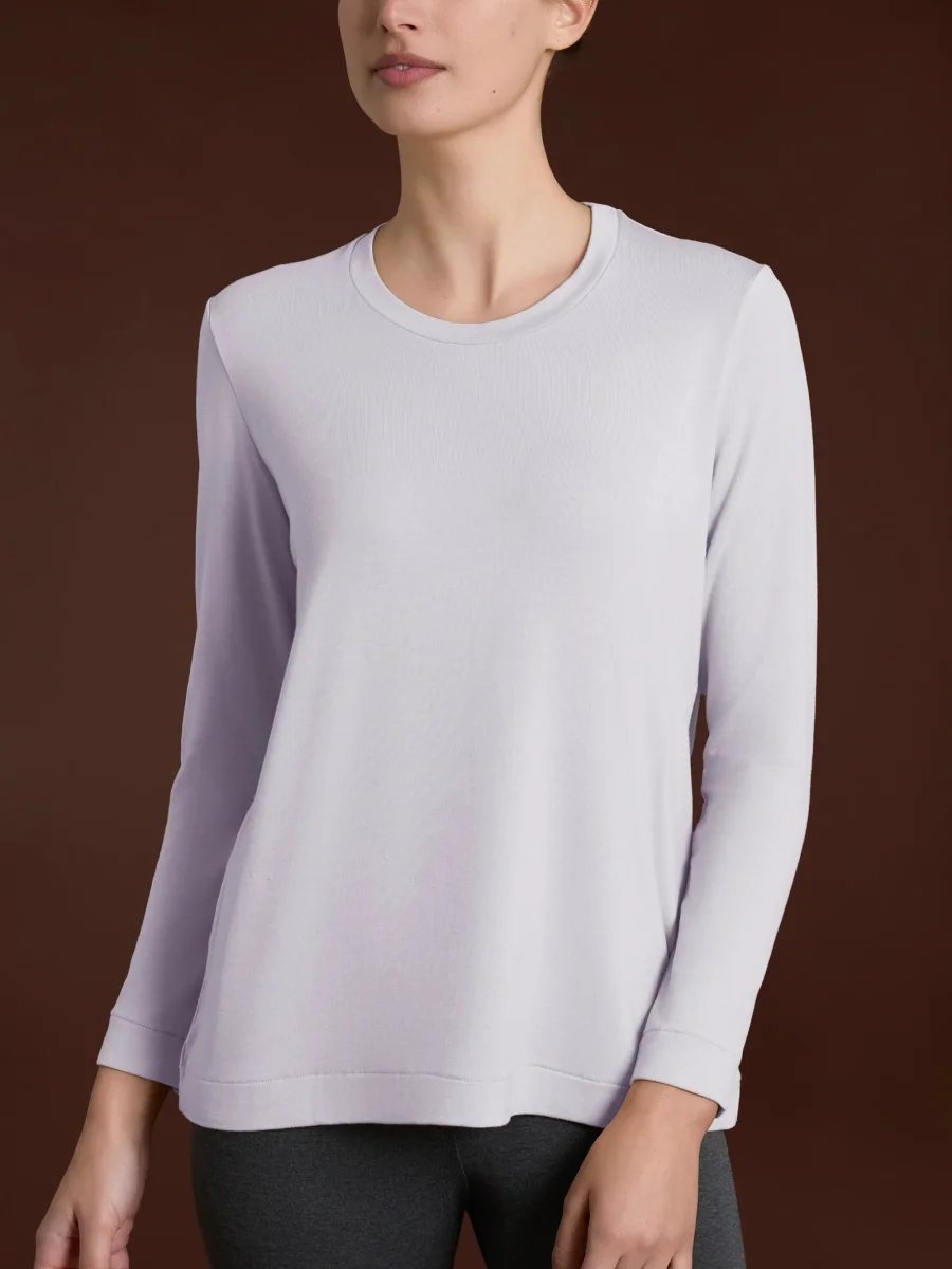 Maglietta girocollo in Eco Viscosa - Thistle - immagine 2