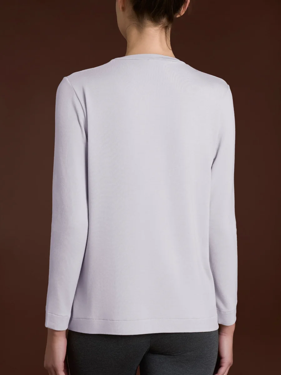 Maglietta girocollo in Eco Viscosa - Thistle - immagine 3