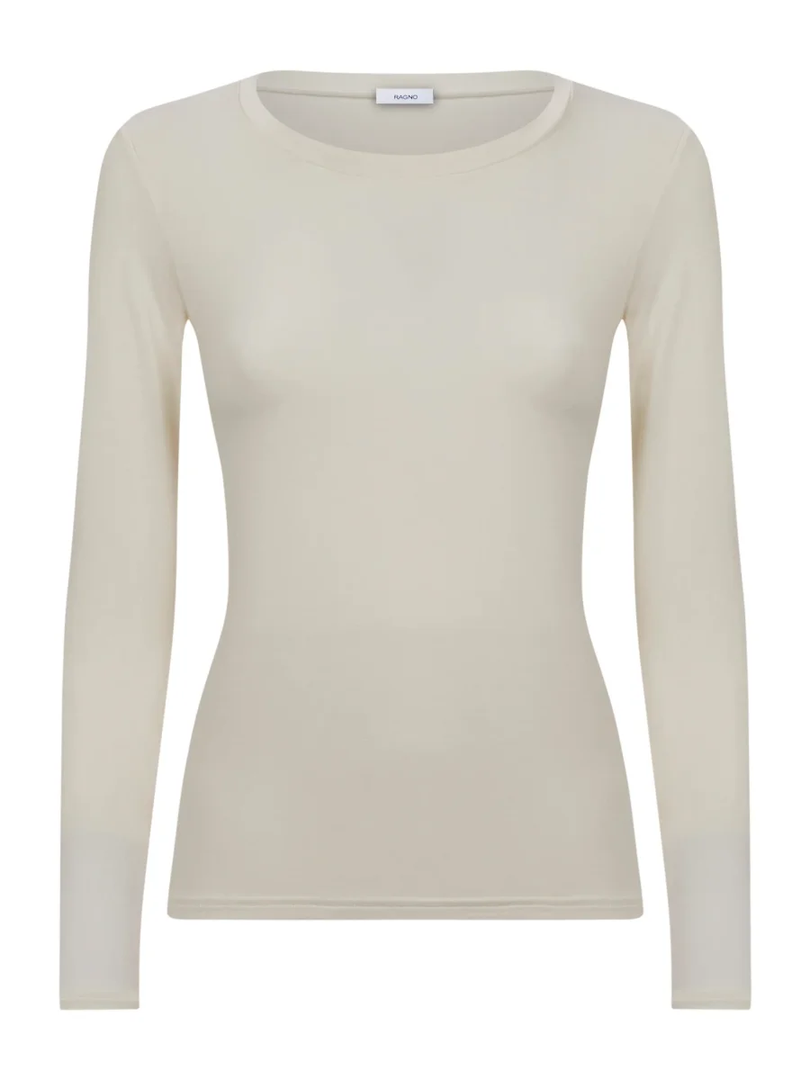 Maglietta girocollo in filato Tenderwool - Casha - immagine 2