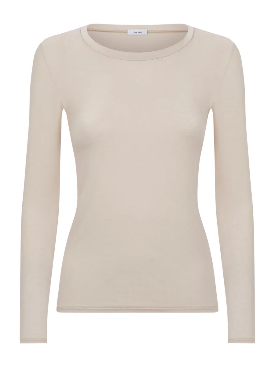 Maglietta girocollo in filato Tenderwool - Corda - immagine 2