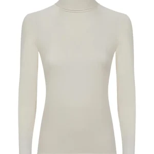 Maglietta con collo dolcevita in filato Tenderwool - Casha