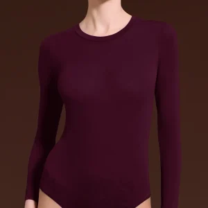 Body girocollo con manica lunga in tenderwool - Fig