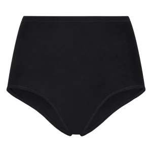 beYOUtiful - Slip maxi in cotone elasticizzato extra fine - Nero Bipack