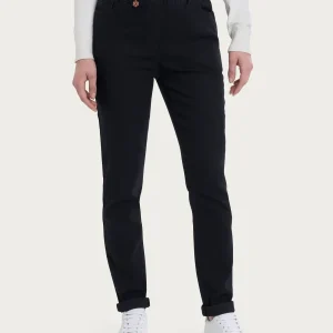 Jeans a 5 tasche in 4 Seasons Denim  - Nero