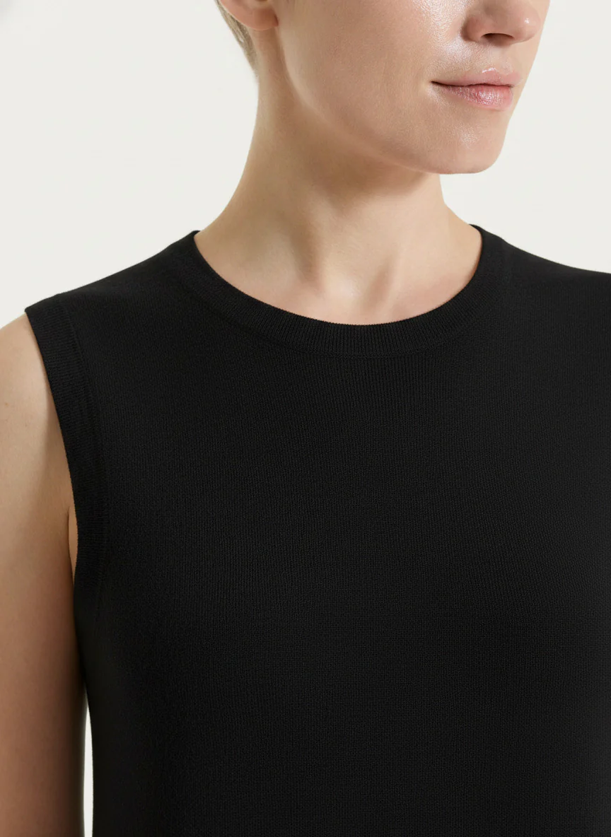 Smanicato corto in Summertime - Nero - immagine 4