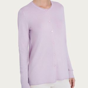 Cardigan aperto con bottoni in Summertime - Thistle