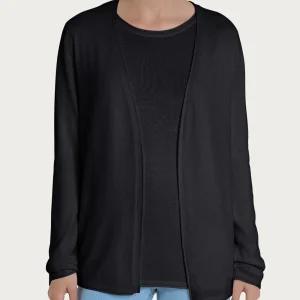 Cardigan aperto in Summertime - Nero