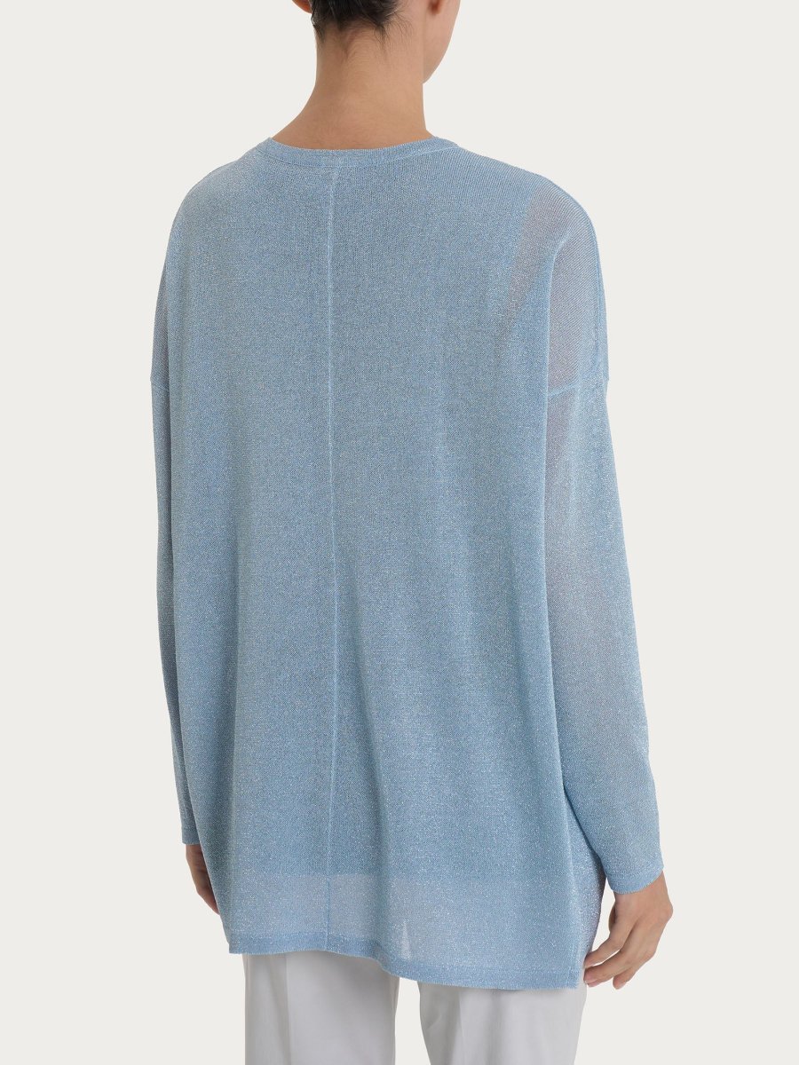 Cardigan in Crêpe Lurex - Skyway - immagine 3