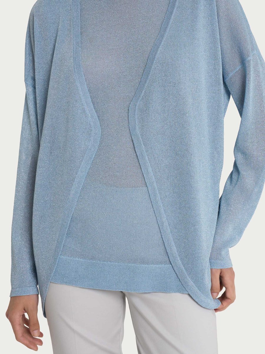 Cardigan in Crêpe Lurex - Skyway - immagine 4