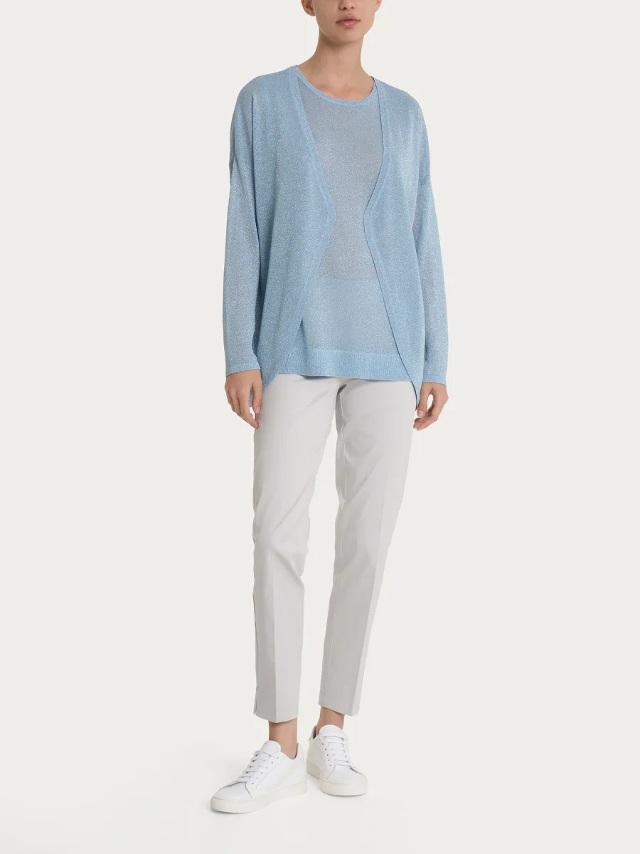 Cardigan in Crêpe Lurex - Skyway - immagine 5