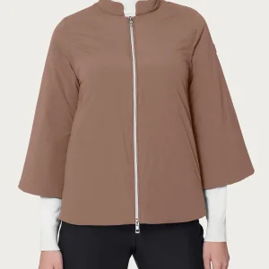 Piumerino 100 grammi con manica 3/4 imbottito in lana - Pine Bark