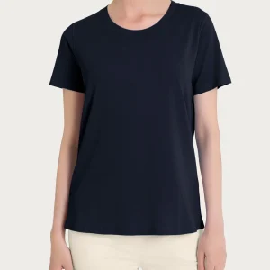 Maglietta tinta unita con manica corta in Ultralight - Bleu