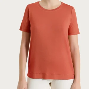 Maglietta tinta unita con manica corta in Ultralight - Burnt Brick