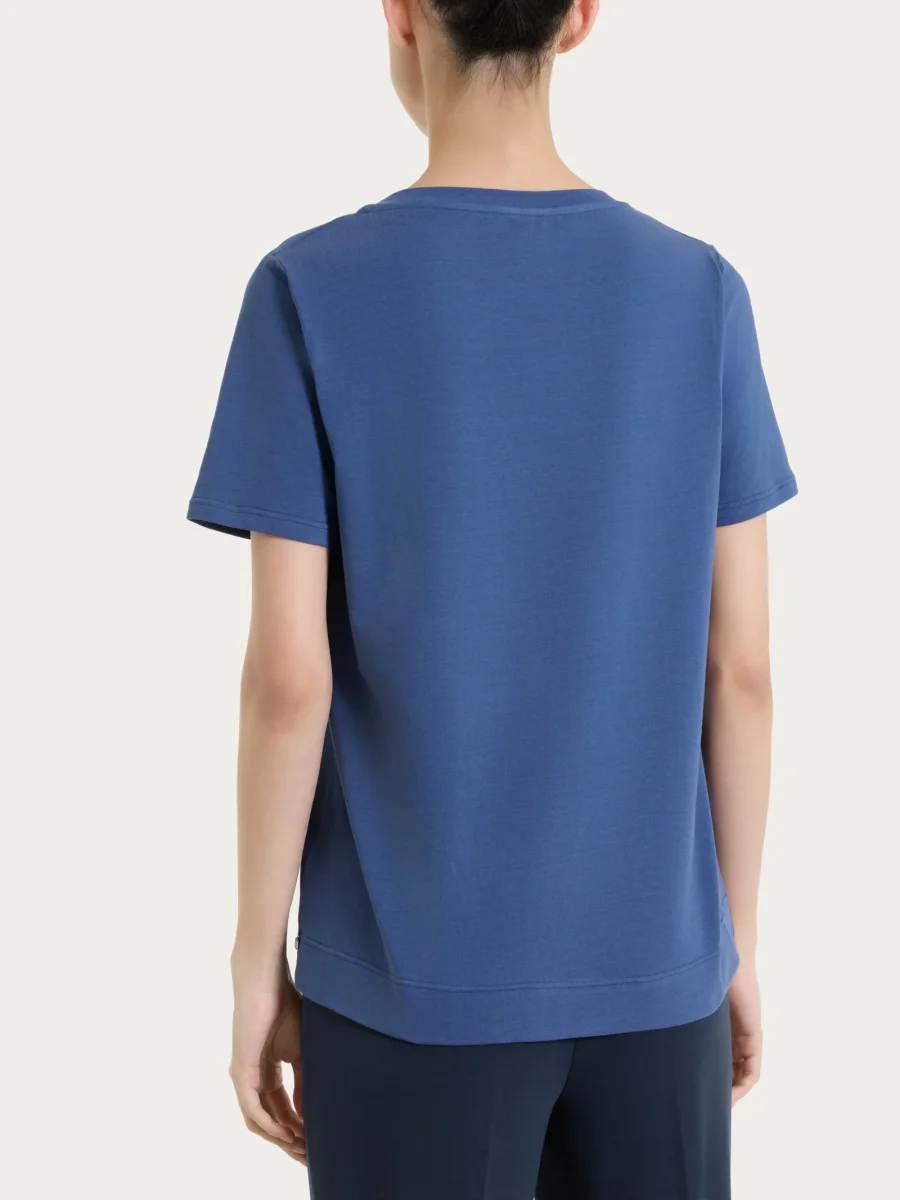 Maglietta tinta unita con manica corta in Ultralight - Oceana - immagine 3