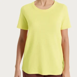 Maglietta girocollo in slub jersey di cotone - Acacia