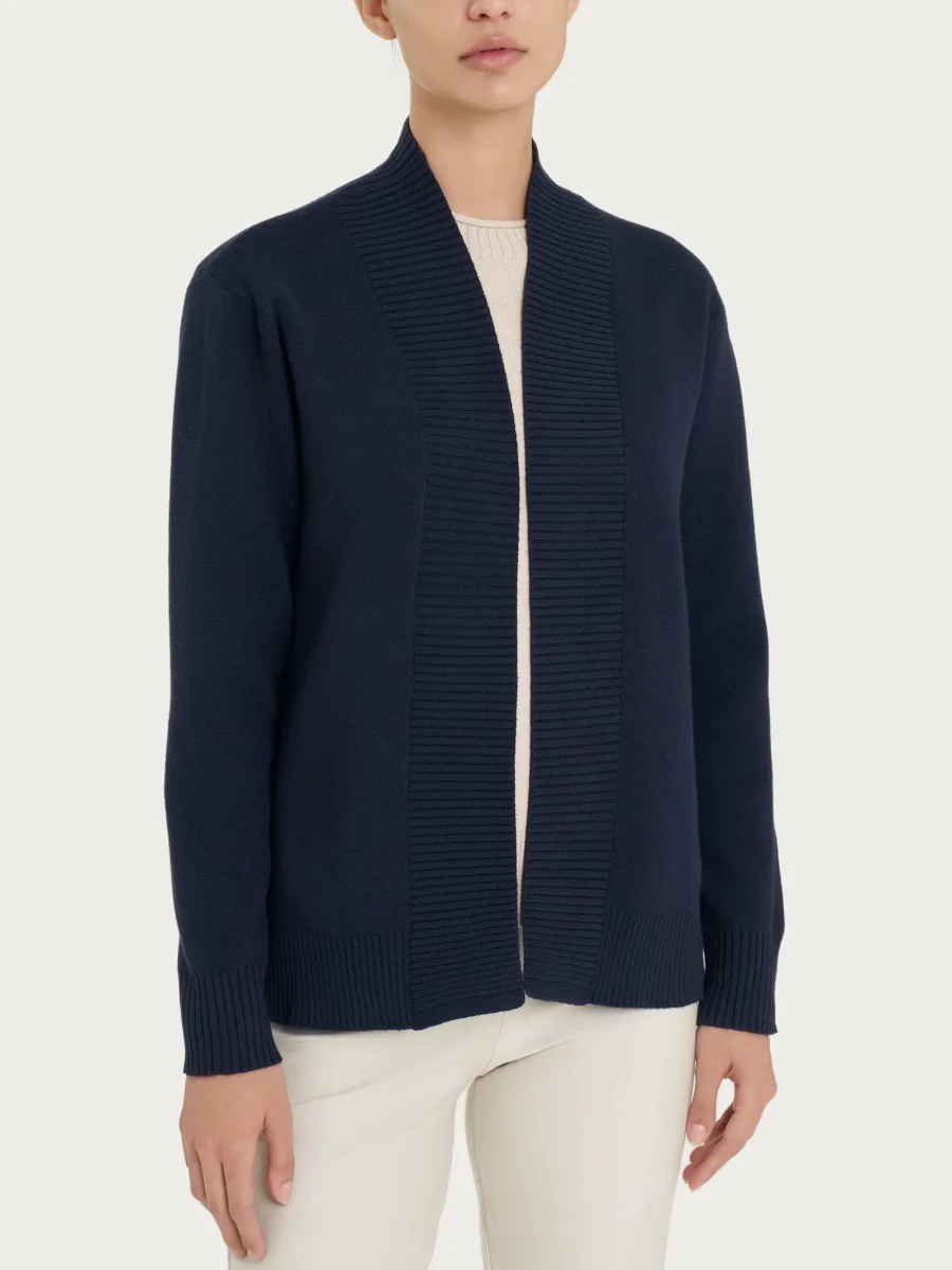 Cardigan aperto in Super Soft - Bleu - immagine 2