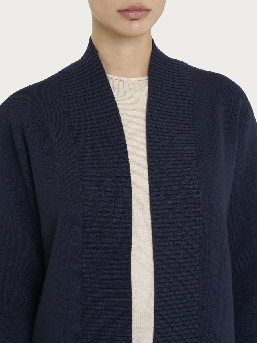 Cardigan aperto in Super Soft - Bleu - immagine 4