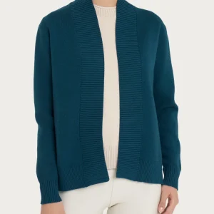 Cardigan aperto in Super Soft  - Reflecting Pond