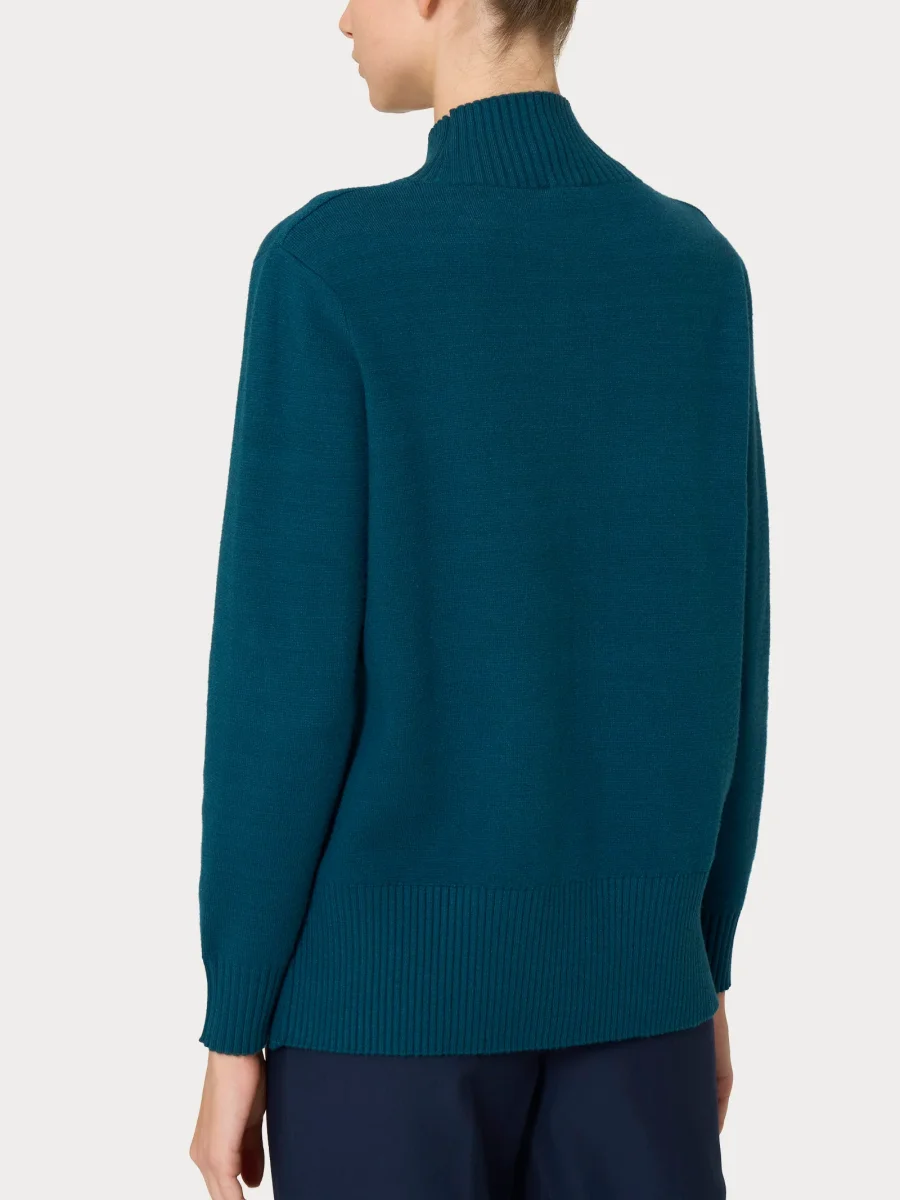 Cardigan aperto con bottoni in super soft - Reflecting Pond - immagine 3