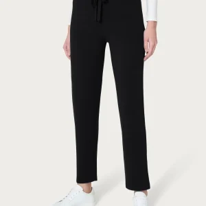 Pantalone a sigaretta in Super Soft - Nero