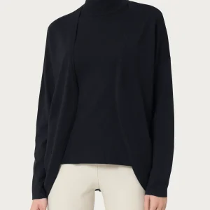 Cardigan aperto Four Seasons - Nero