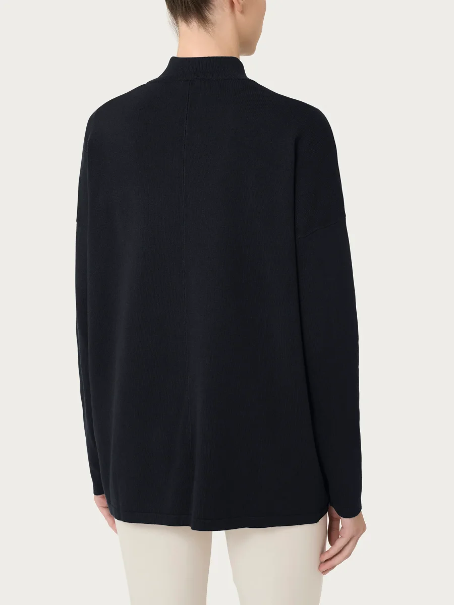 Cardigan aperto Four Seasons - Nero - immagine 3