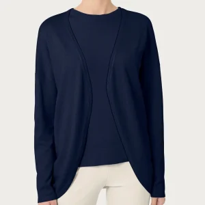 Cardigan aperto Four Seasons - Bleu