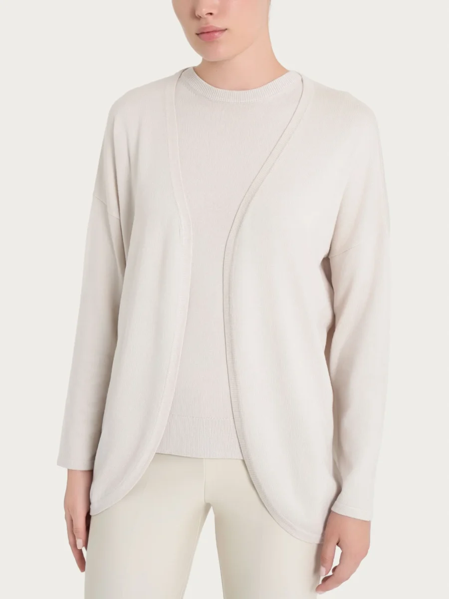 Cardigan aperto Four Seasons - Champignon - immagine 2