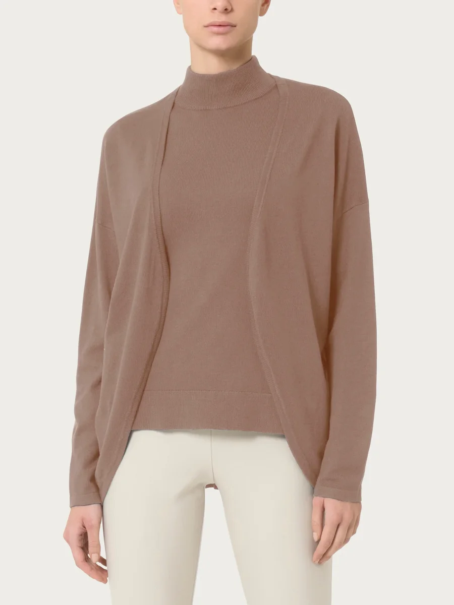 Cardigan aperto Four Seasons - Pine Bark - immagine 2