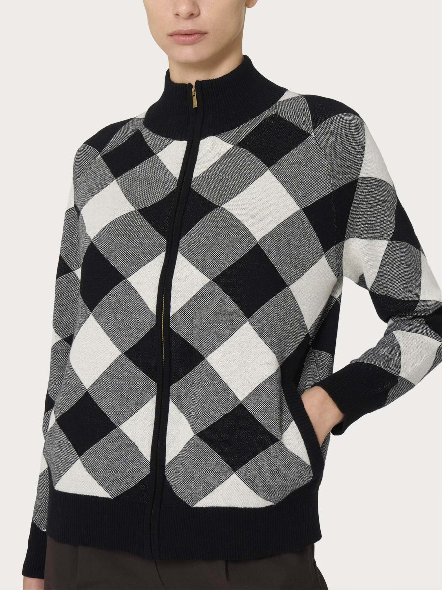 Bomberino in filato Winter Cotton - Fant.Nero