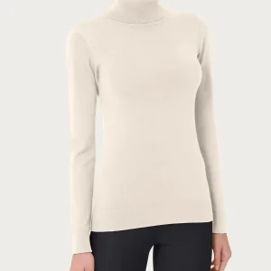 Dolcevita a maglia unita Four Seasons - Champignon