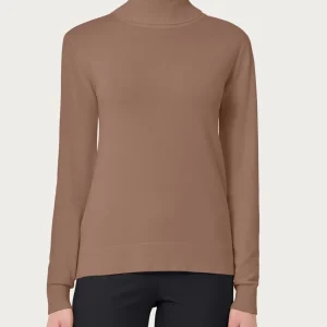 Dolcevita a maglia unita Four Seasons - Pine Bark