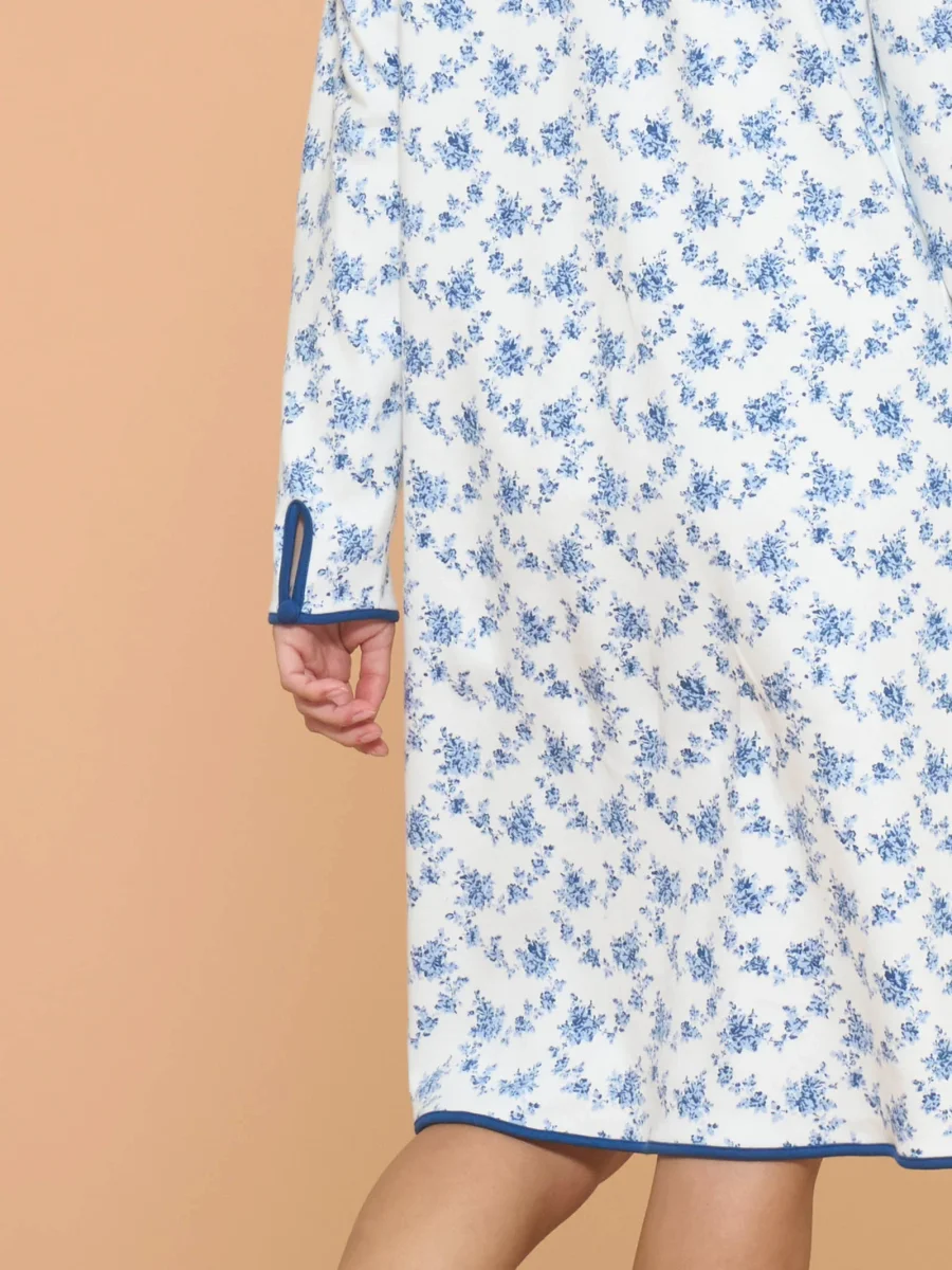 Camicia da notte in interlock di cotone - Fant. Set Sail - immagine 4