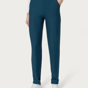 Pantalone chino con tasche in Eco Techno Fleece - Reflecting Pond