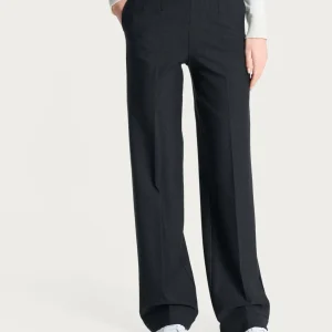 Pantalone ampio con tasche in Compact - Oscuro Mel.