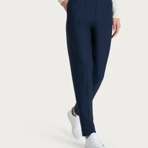 Pantalone a carota con tasche in tessuto Compact - Persia