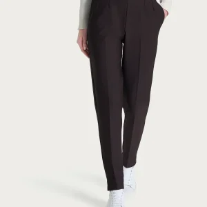 Pantalone a carota con tasche in tessuto Compact - Chocolate Torte