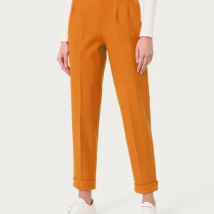 Pantalone a carota con tasche in tessuto Compact - Marmalade