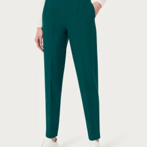 Pantalone a carota con tasche in tessuto Compact - Rain Forest