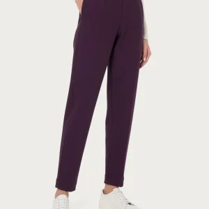Pantalone a carota con tasche in tessuto Compact - Plum Perfect