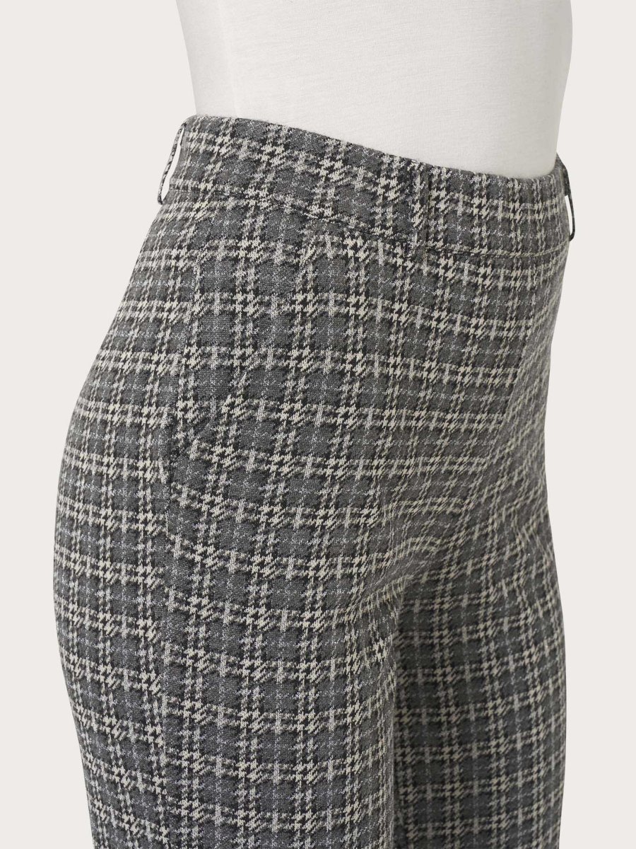 Pantalone dritto con tasche in tessuto Eco Jacquard - Fant.Vapore - immagine 4