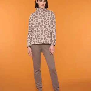 Pigiama a ciambella con fantasia animalier in cotton eco pile - Fant.Caffe'