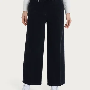 Jeans alla caviglia con tasche in Super Denim - Nero