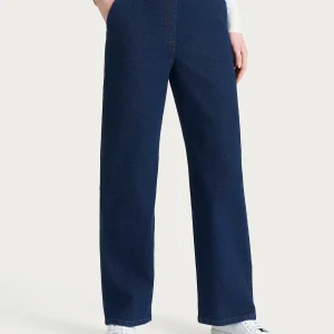 Jeans ampio con tasche in Super Denim - Persia