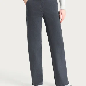 Jeans ampio con tasche in Super Denim - Ferro