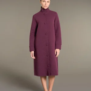 Vestaglia lunga con bottoni in trapuntino - Zinfandel