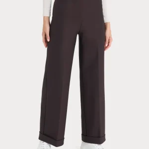 Pantalone modellante alla caviglia in tessuto compact - Chocolate Torte