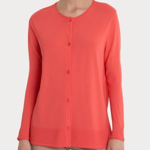 Cardigan aperto con bottoni in Crêpe  - Dubarry