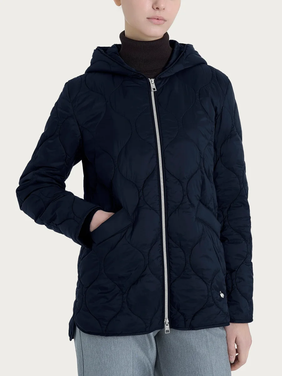 Piumino Onion Quilt con cappuccio - Bleu