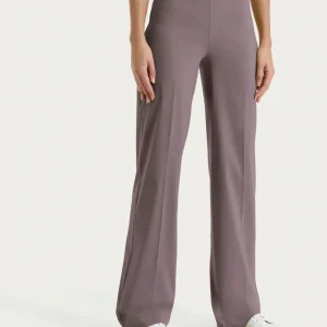 Pantalone ampio in Super Fresh - Plum Truffle
